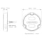 Hella Marine Apelo A1 Blue White Underwater Light - 1800 Lumens - Black Housing - White Lens 016145-011 - alternate 3